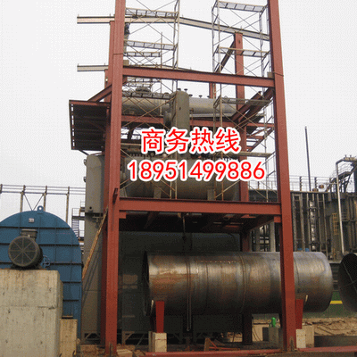 旋膜式除氧器安裝現(xiàn)場，旋膜式除氧器效果圖